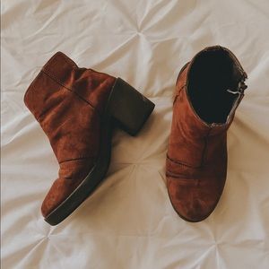topshop brown booties